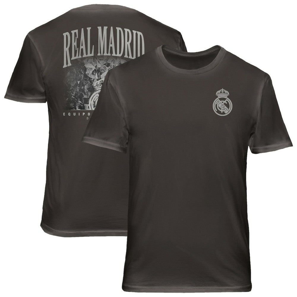 Real Madrid 1863FC Wordmark Cotton T-Shirt Gray - FIFA World CUP