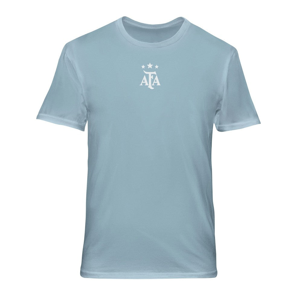 Argentina National Team 1863FC Back Wordmark Soft Wash T-Shirt Light Blue - FIFA World CUP
