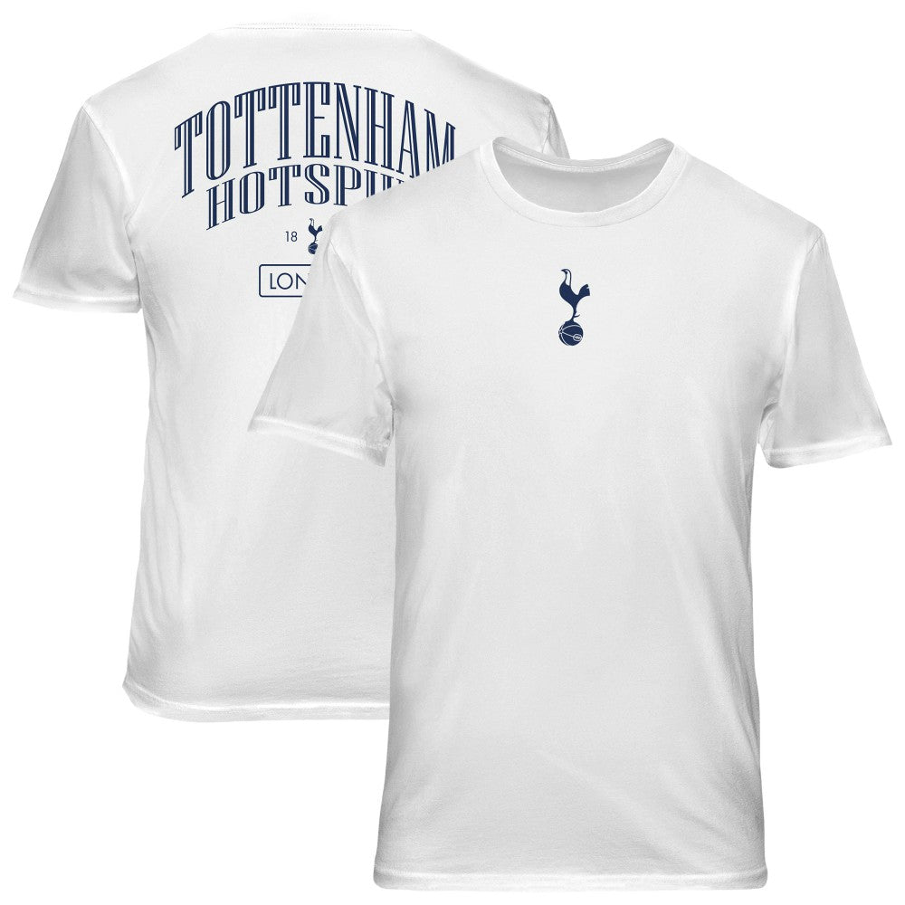 Tottenham Hotspur 1863FC Back Wordmark Soft Wash T-Shirt White - FIFA World CUP