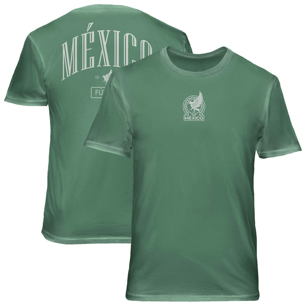 Mexico National Team 1863FC Back Wordmark Soft Wash T-Shirt Green - FIFA World CUP