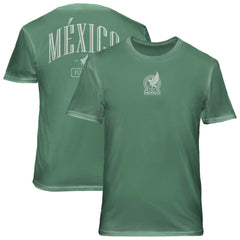 Mexico National Team 1863FC Back Wordmark Soft Wash T-Shirt Green - FIFA World CUP