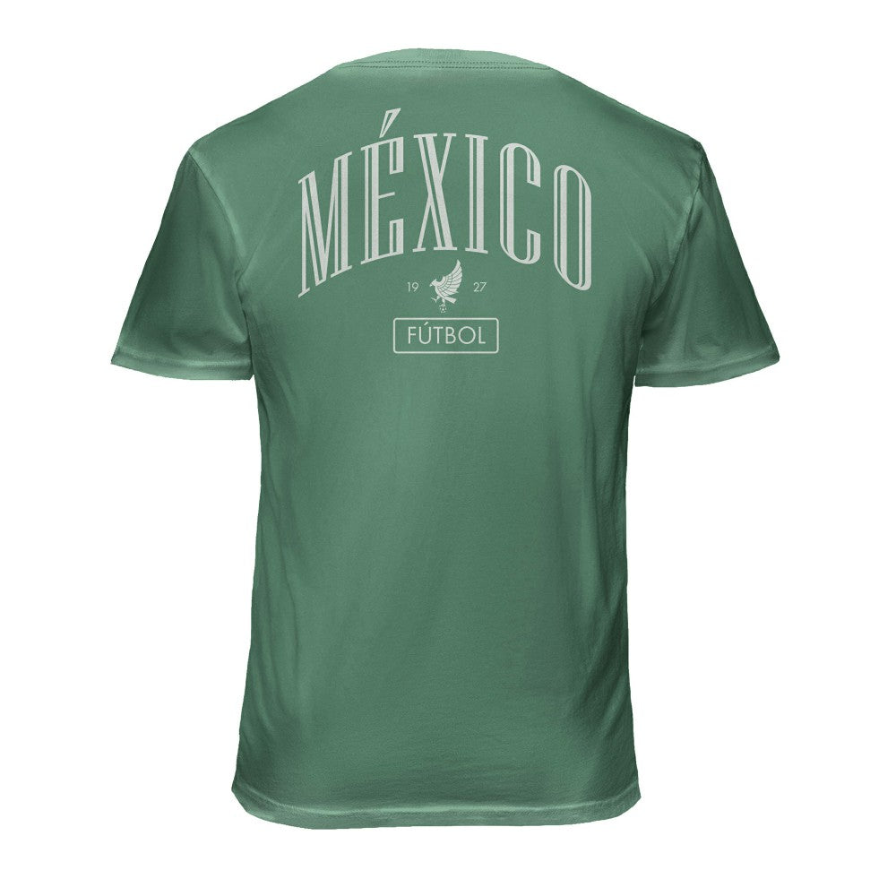 Mexico National Team 1863FC Back Wordmark Soft Wash T-Shirt Green - FIFA World CUP