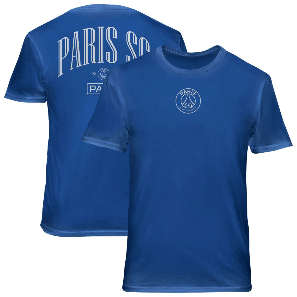 Paris Saint-Germain 1863FC Back Wordmark Soft Wash T-Shirt Blue - FIFA World CUP