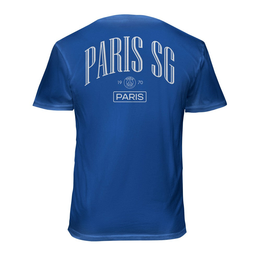 Paris Saint-Germain 1863FC Back Wordmark Soft Wash T-Shirt Blue - FIFA World CUP