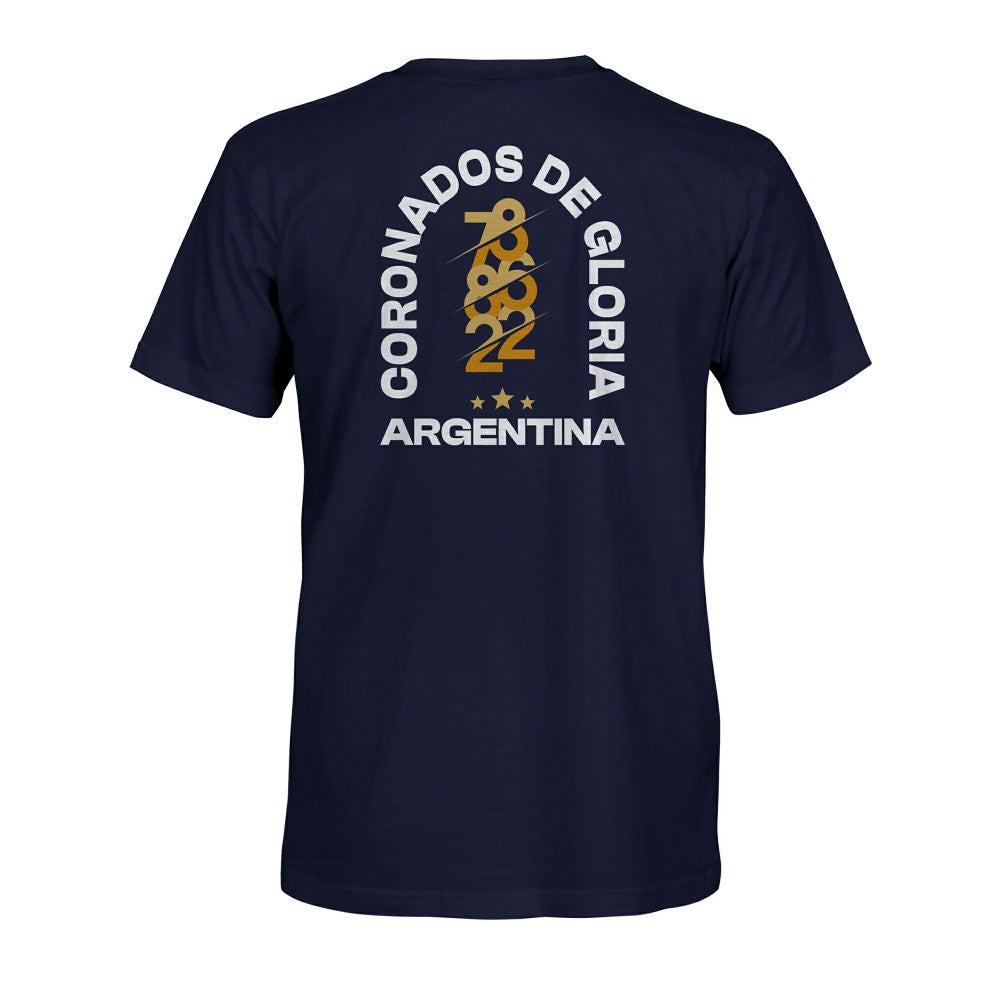 Argentina National Team 1863FC True To Glory Heavyweight T-Shirt Navy - FIFA World CUP