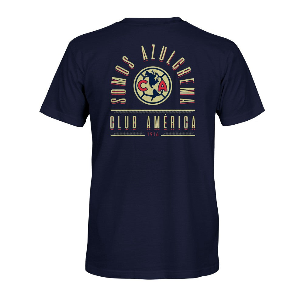 Club America 1863FC True To Glory Heavyweight T-Shirt Navy - FIFA World CUP