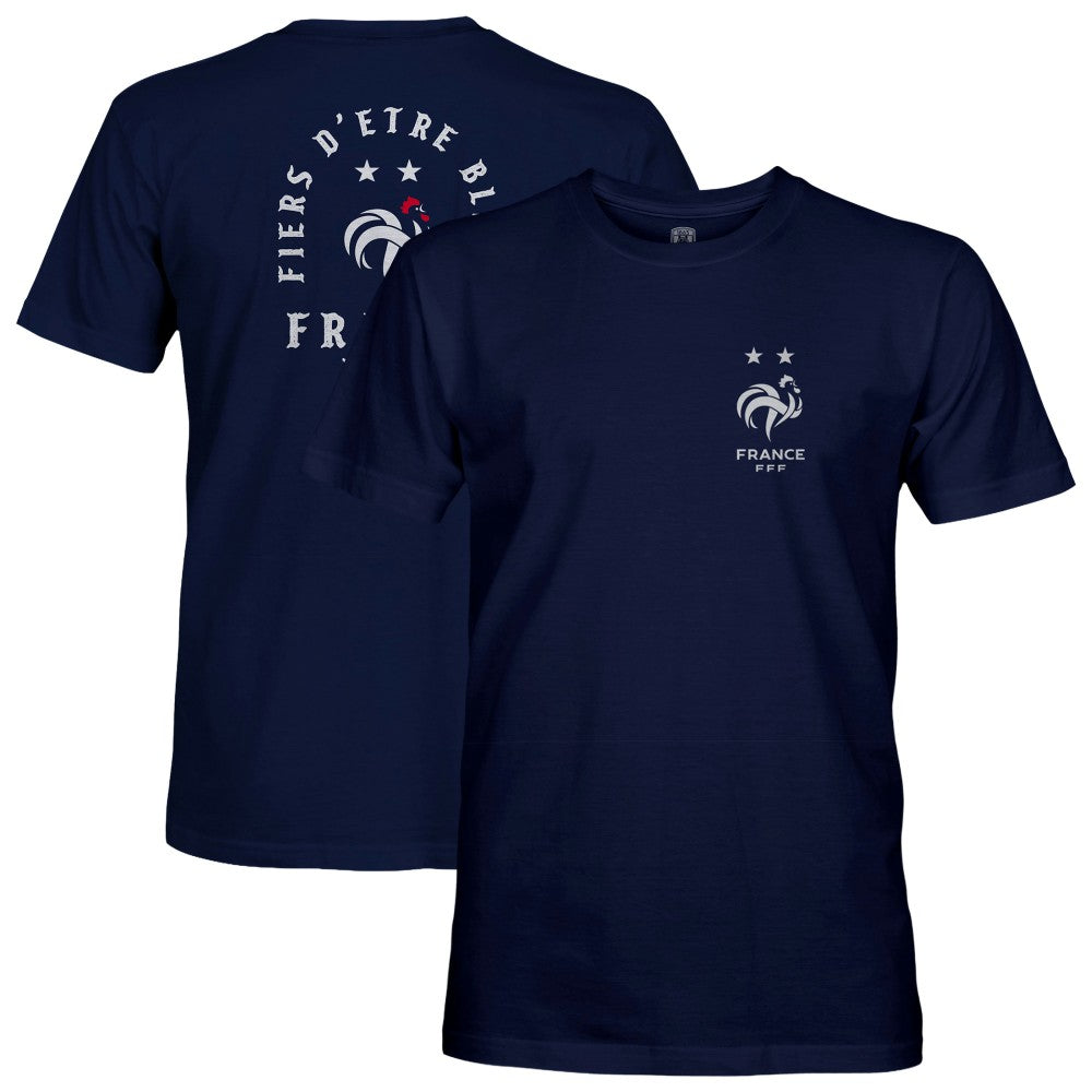 France National Team 1863FC True To Glory Heavyweight T-Shirt Navy - FIFA World CUP