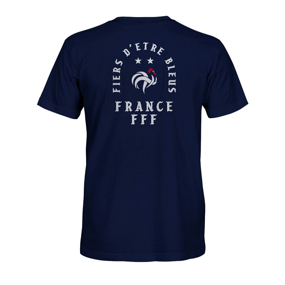 France National Team 1863FC True To Glory Heavyweight T-Shirt Navy - FIFA World CUP
