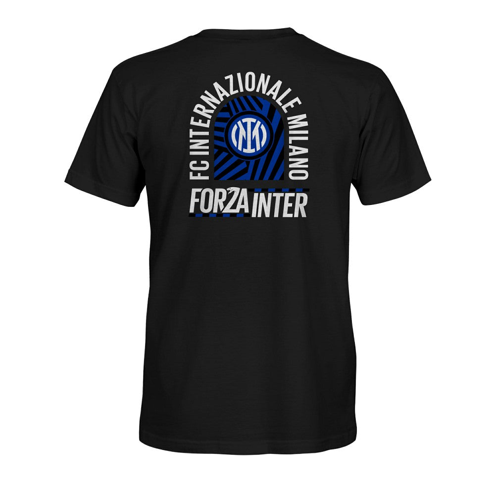 Inter Milan 1863FC True To Glory Heavyweight T-Shirt Black - FIFA World CUP
