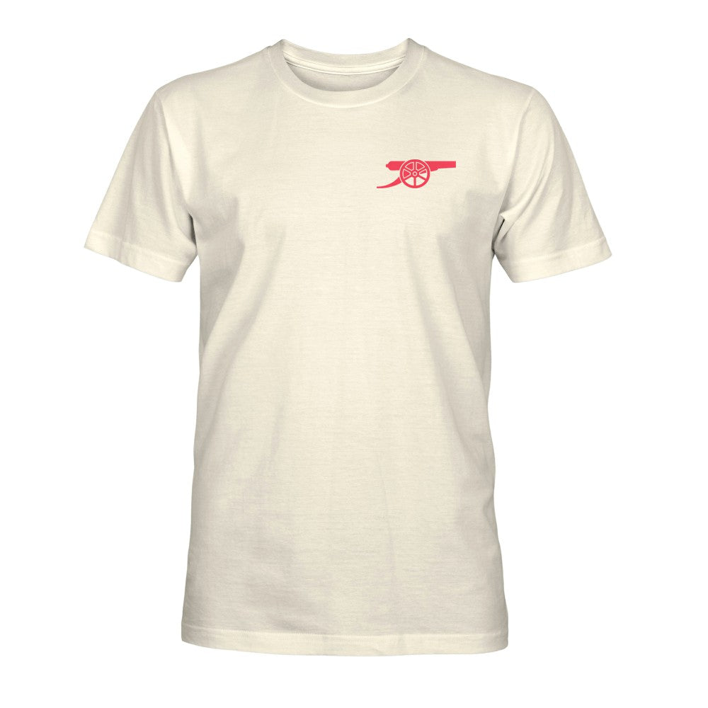 Arsenal 1863FC Emblem Heavyweight T-Shirt Cream - FIFA World CUP
