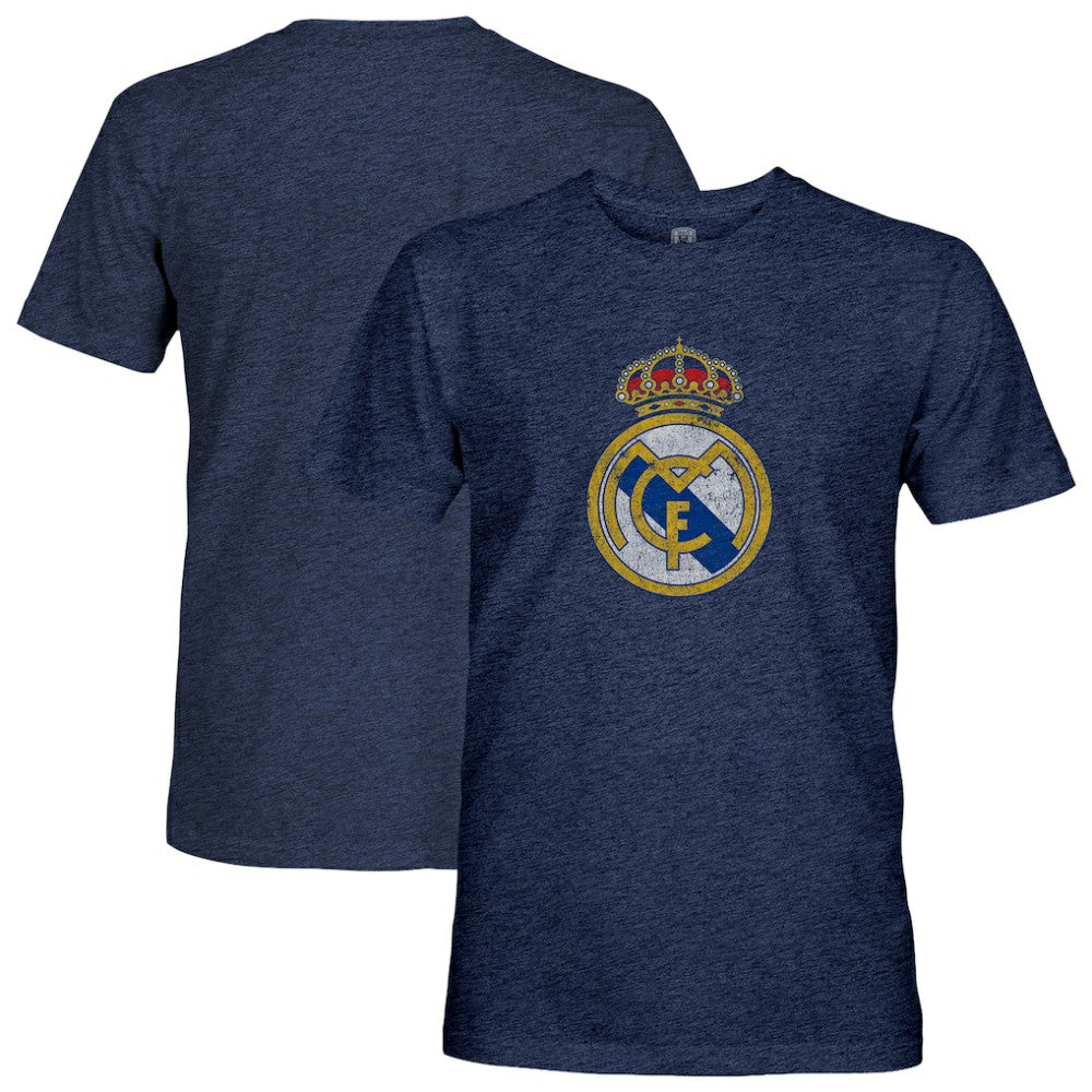 Real Madrid 1863FC Color Badge Tri-Blend T-Shirt Navy - FIFA World CUP