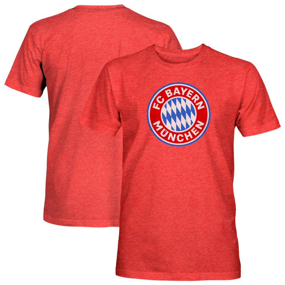 Bayern Munich 1863FC Color Badge Tri-Blend T-Shirt Red - FIFA World CUP