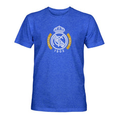 Real Madrid 1863FC Since Vintage Tri-Blend T-Shirt Blue - FIFA World CUP
