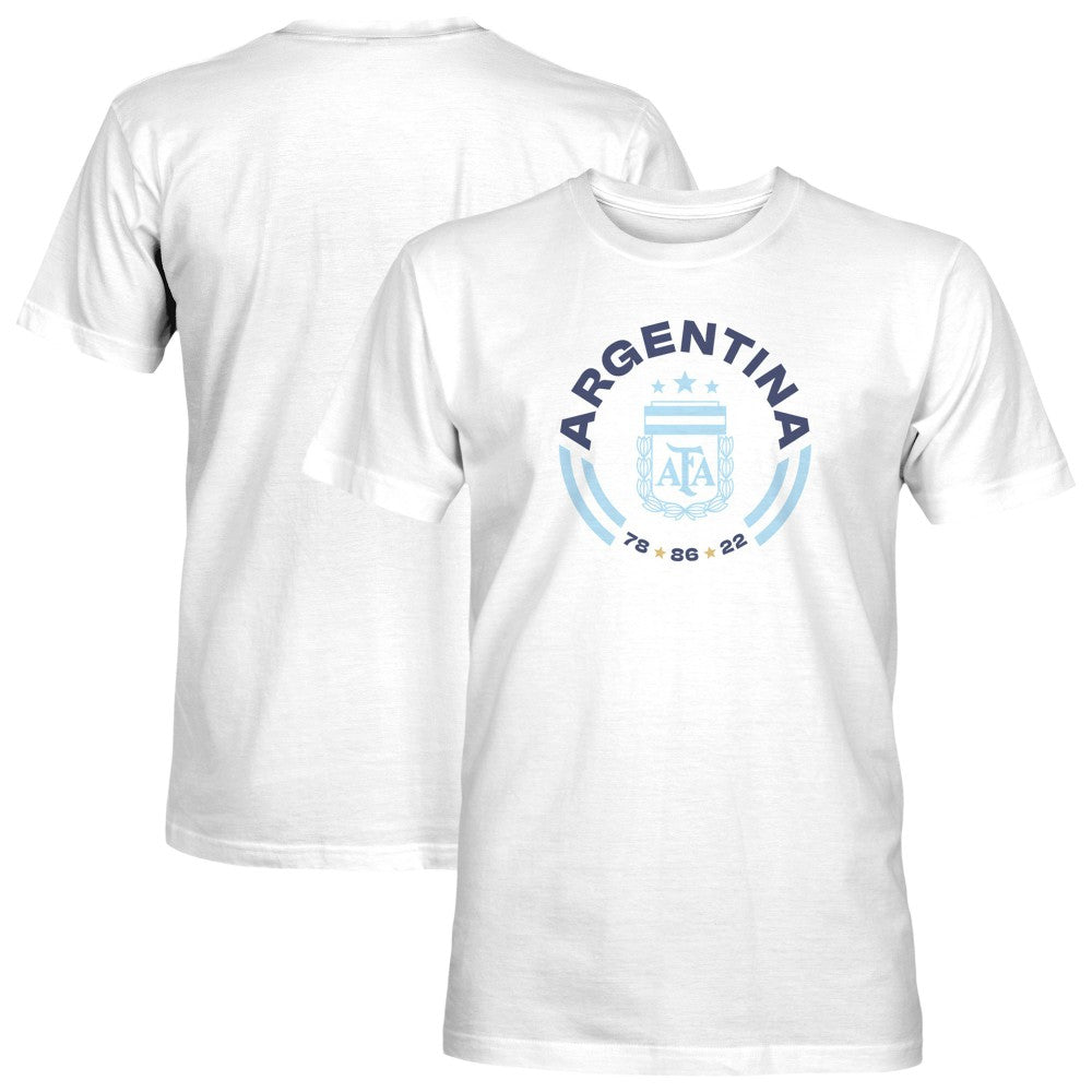 Argentina National Team 1863FC Established Location T-Shirt White - FIFA World CUP