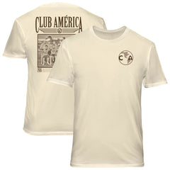 Club America 1863FC Vintage Soft Wash T-Shirt Cream - FIFA World CUP