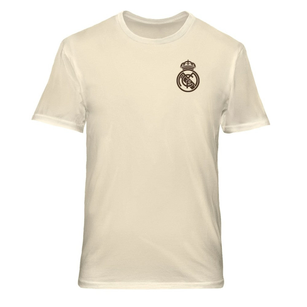 Real Madrid 1863FC Vintage Soft Wash T-Shirt Cream - FIFA World CUP