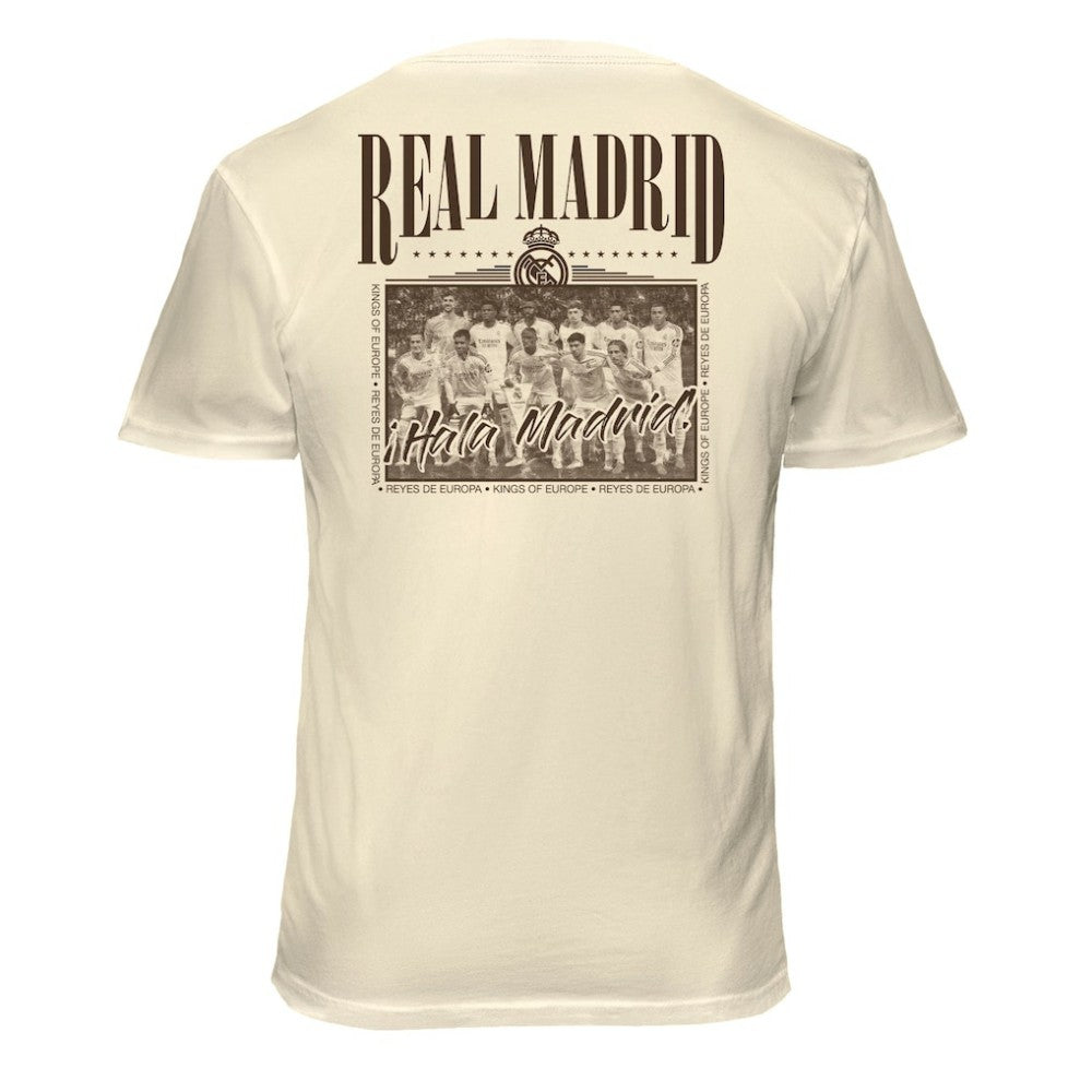 Real Madrid 1863FC Vintage Soft Wash T-Shirt Cream - FIFA World CUP