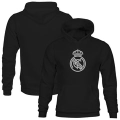 Real Madrid 1863FC Youth Mono Badge Fleece Hoodie Black - FIFA World CUP