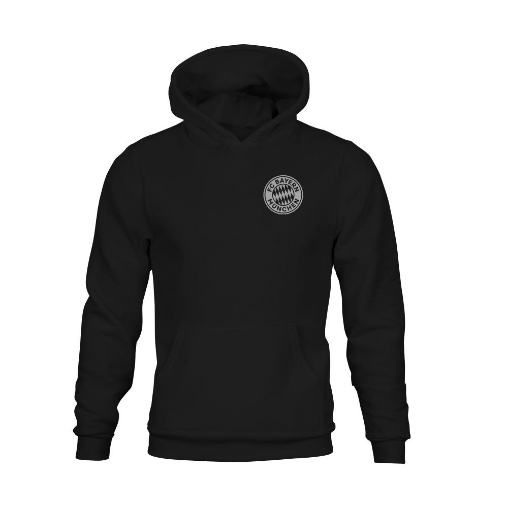 Bayern Munich 1863FC Youth Mono Badge Fleece Hoodie Black - FIFA World CUP