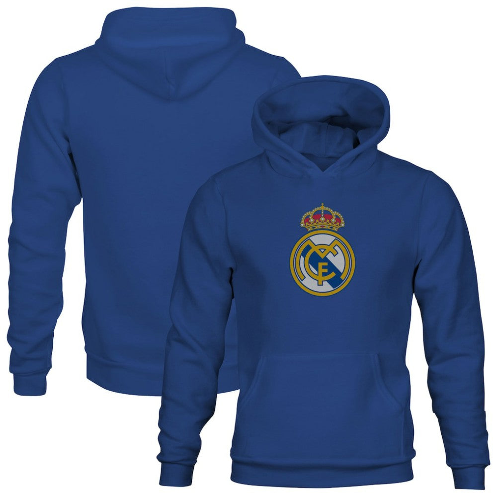 Real Madrid 1863FC Youth Color Badge Fleece Hoodie Blue - FIFA World CUP