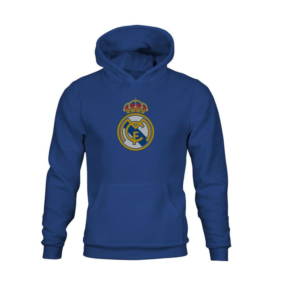 Real Madrid 1863FC Youth Color Badge Fleece Hoodie Blue - FIFA World CUP