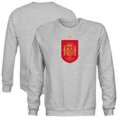 Spain National Team 1863FC Color Badge Sweatshirt Gray - FIFA World CUP