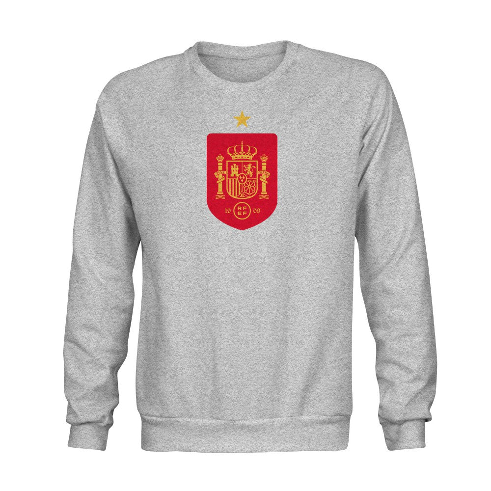 Spain National Team 1863FC Color Badge Sweatshirt Gray - FIFA World CUP