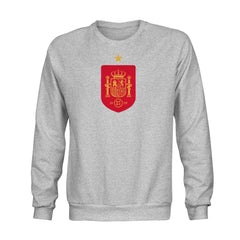Spain National Team 1863FC Color Badge Sweatshirt Gray - FIFA World CUP