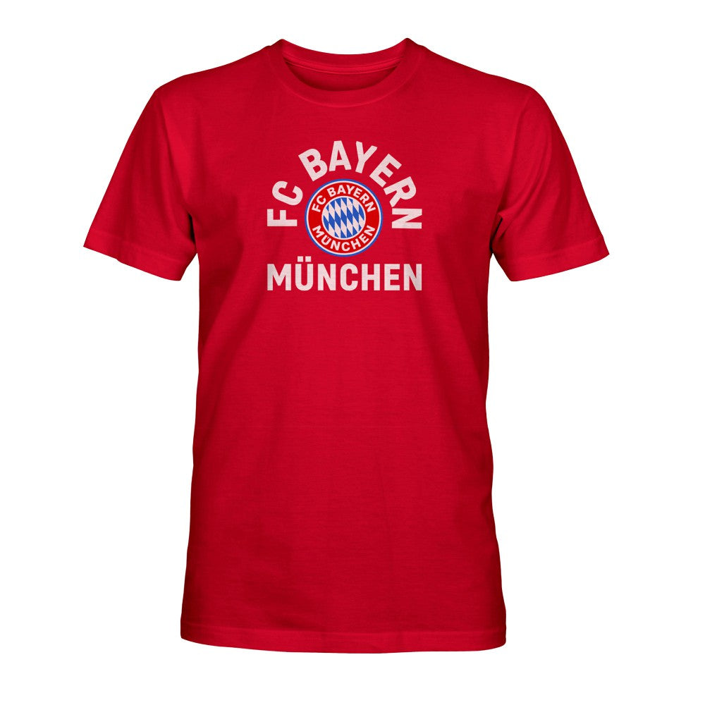 Bayern Munich 1863FC Team Arch T-Shirt Red - FIFA World CUP