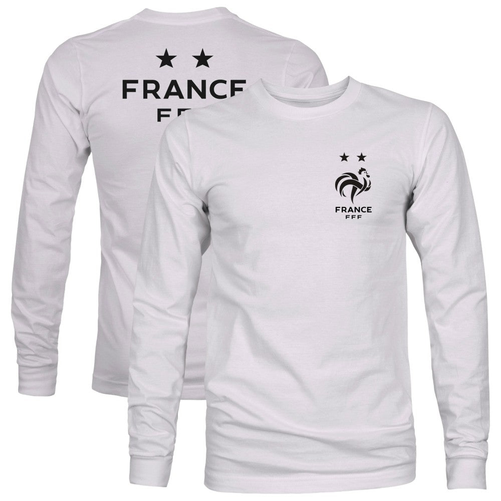France National Team 1863FC Platinum Touch Long Sleeve T-Shirt Gray - FIFA World CUP
