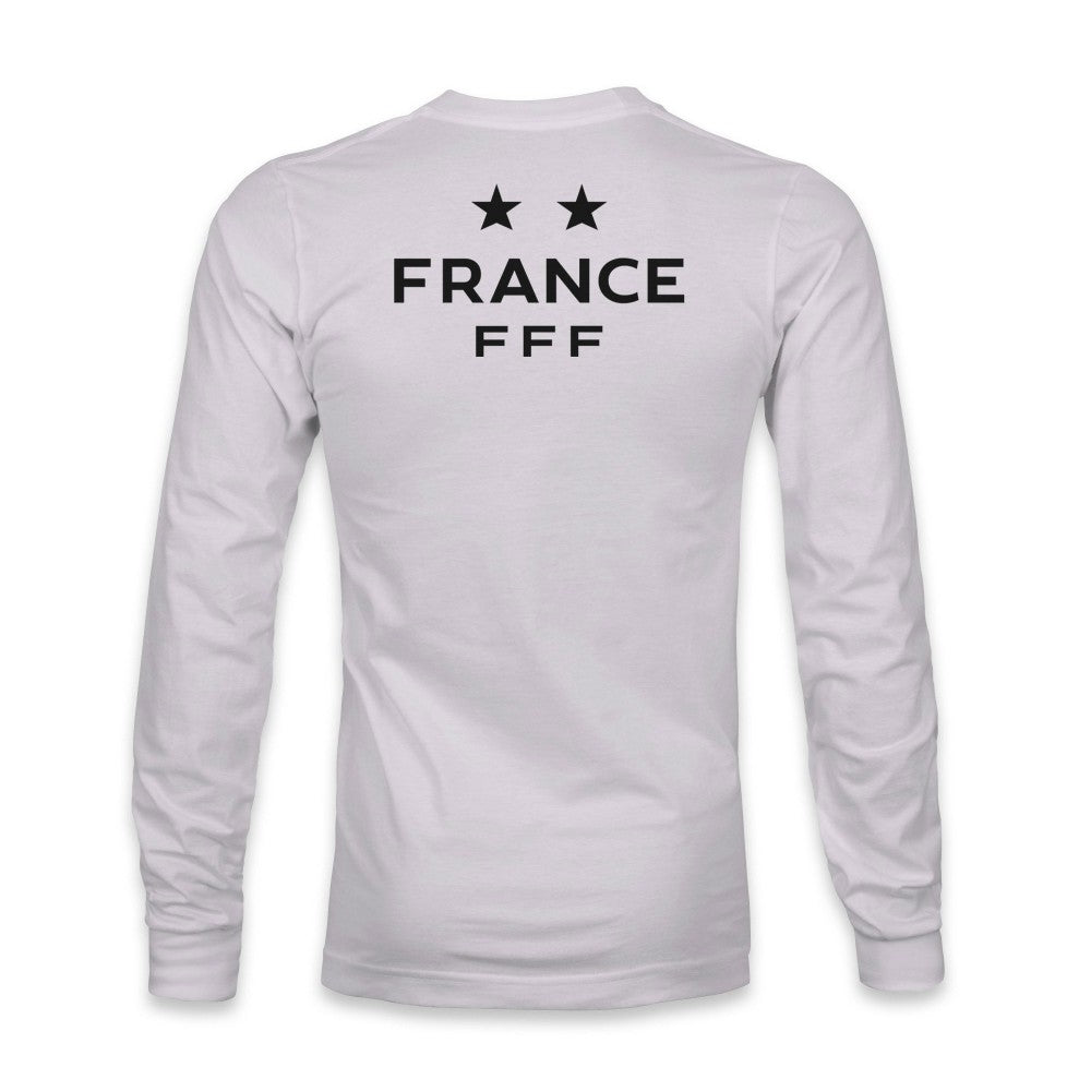 France National Team 1863FC Platinum Touch Long Sleeve T-Shirt Gray - FIFA World CUP