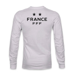 France National Team 1863FC Platinum Touch Long Sleeve T-Shirt Gray - FIFA World CUP