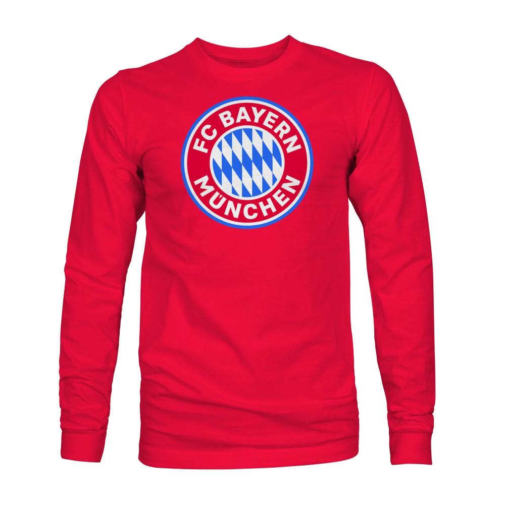 Bayern Munich 1863FC Color Badge Long Sleeve T-Shirt Red - FIFA World CUP