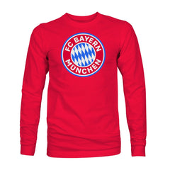 Bayern Munich 1863FC Color Badge Long Sleeve T-Shirt Red - FIFA World CUP