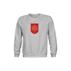 Spain National Team 1863FC Youth Color Badge Sweatshirt Gray - FIFA World CUP