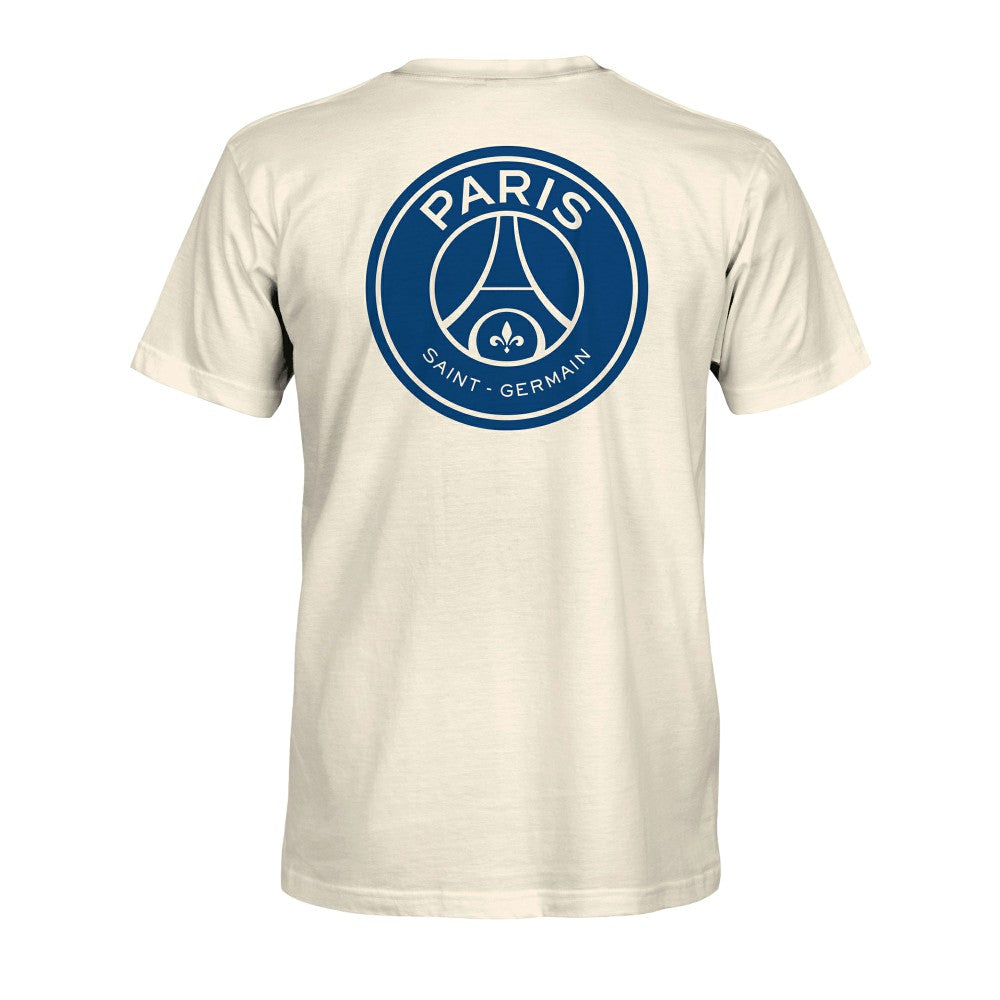 Paris Saint-Germain 1863FC Big Logo Heavyweight T-Shirt Cream - FIFA World CUP
