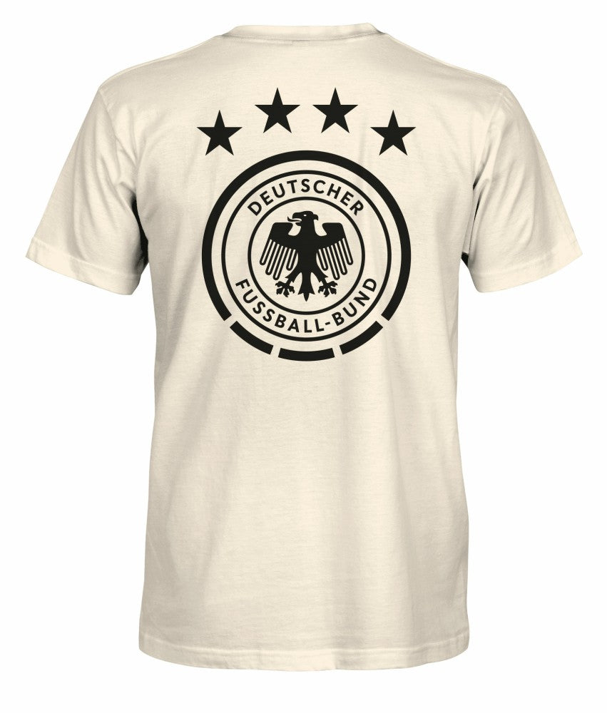 Germany National Team 1863FC Big Logo Heavyweight T-Shirt Cream - FIFA World CUP