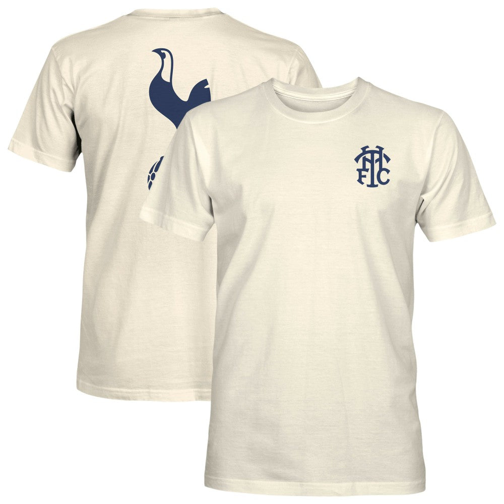Tottenham Hotspur 1863FC Big Logo Heavyweight T-Shirt Cream - FIFA World CUP