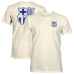 Barcelona 1863FC Big Logo Heavyweight T-Shirt Cream - FIFA World CUP