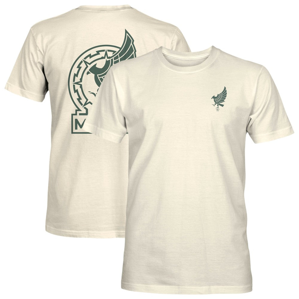 Mexico National Team 1863FC Big Logo Heavyweight T-Shirt Cream - FIFA World CUP