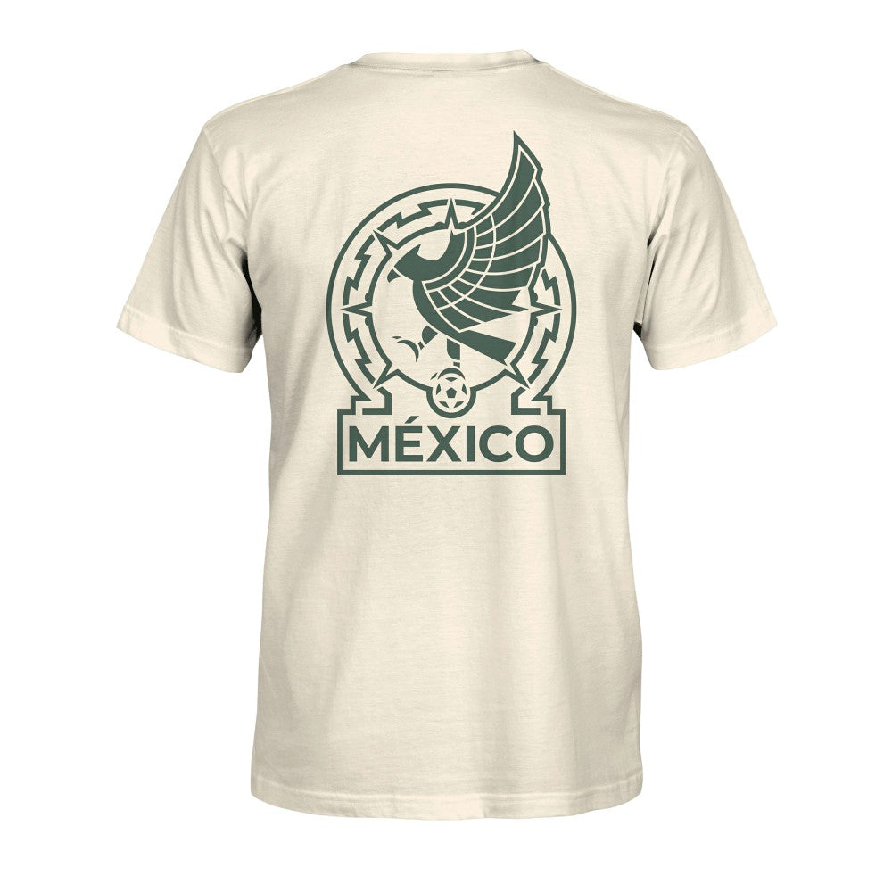 Mexico National Team 1863FC Big Logo Heavyweight T-Shirt Cream - FIFA World CUP