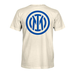 Inter Milan 1863FC Big Logo Heavyweight T-Shirt Cream - FIFA World CUP