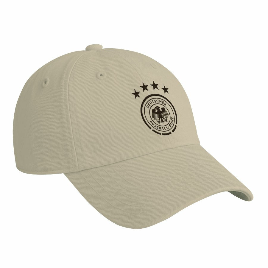 Germany National Team 1863FC Retro Badge Crew Adjustable Hat Cream - FIFA World CUP