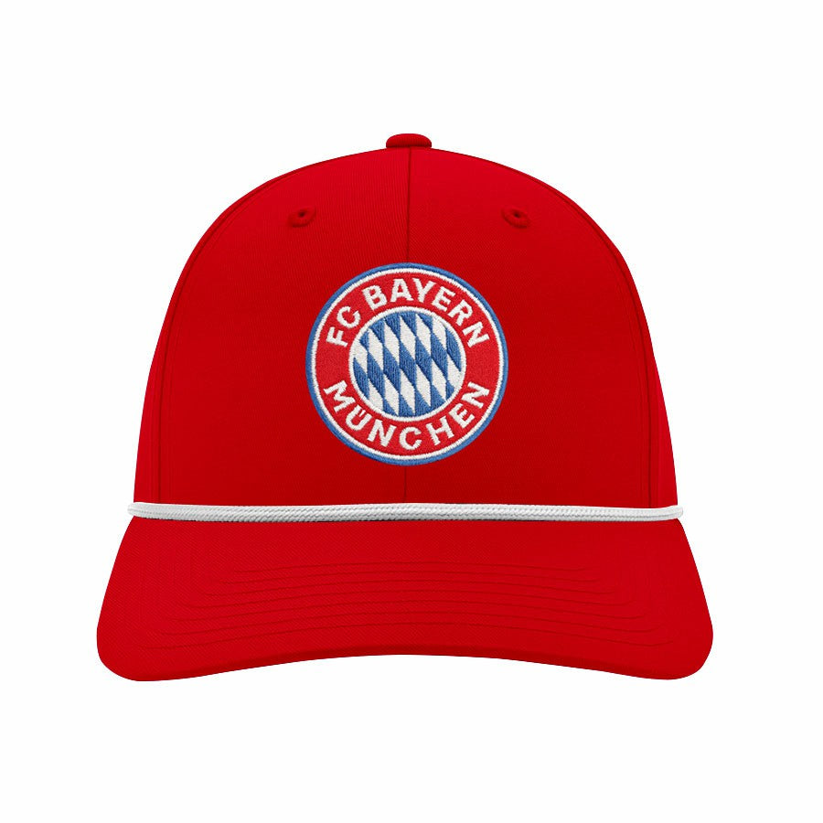 Bayern Munich 1863FC Color Badge Airflow Adjustable Hat Red - FIFA World CUP