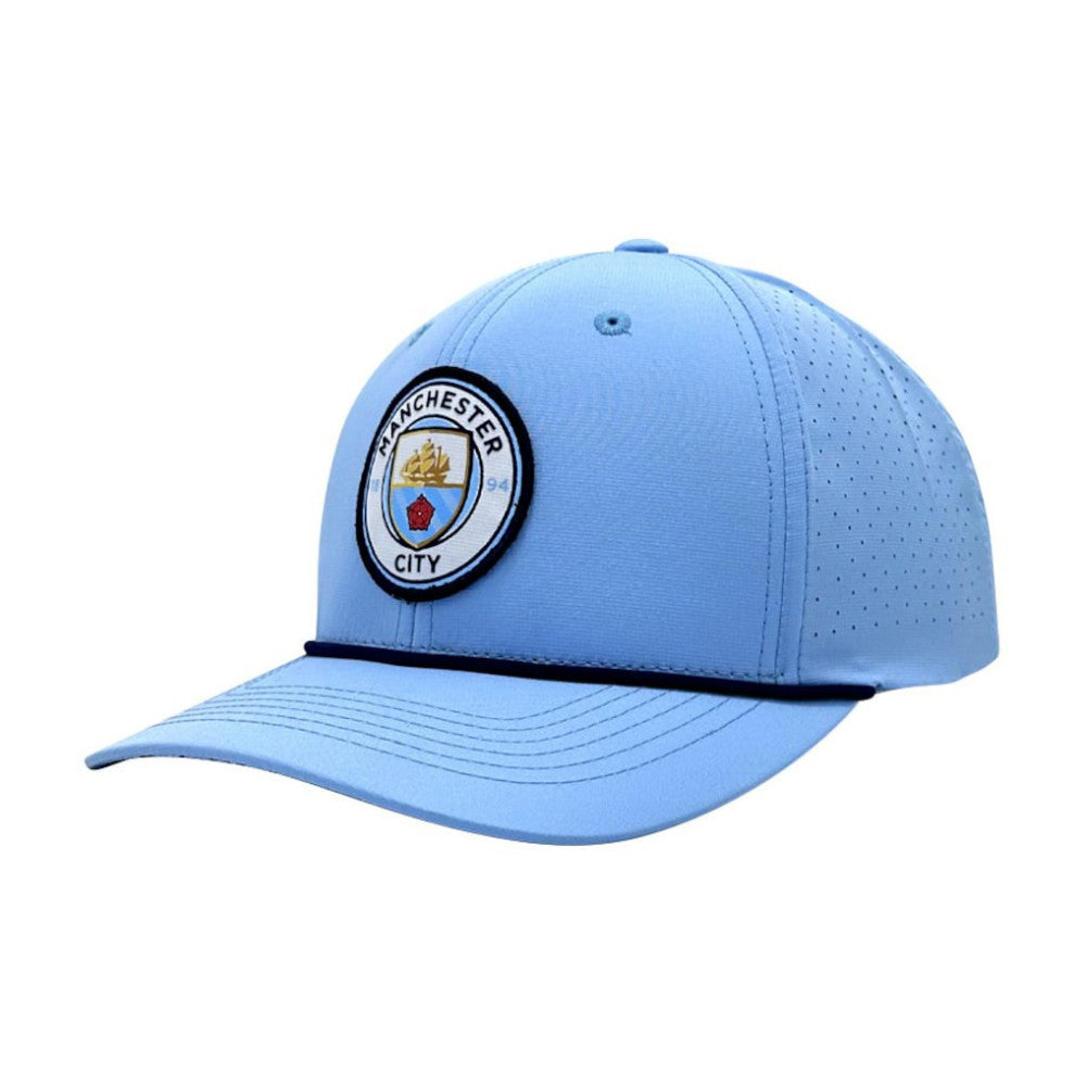 Manchester City 1863FC Color Badge Airflow Adjustable Hat Light Blue - FIFA World CUP