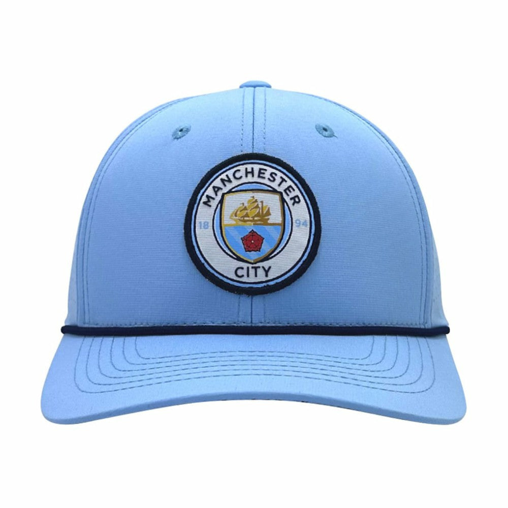 Manchester City 1863FC Color Badge Airflow Adjustable Hat Light Blue - FIFA World CUP