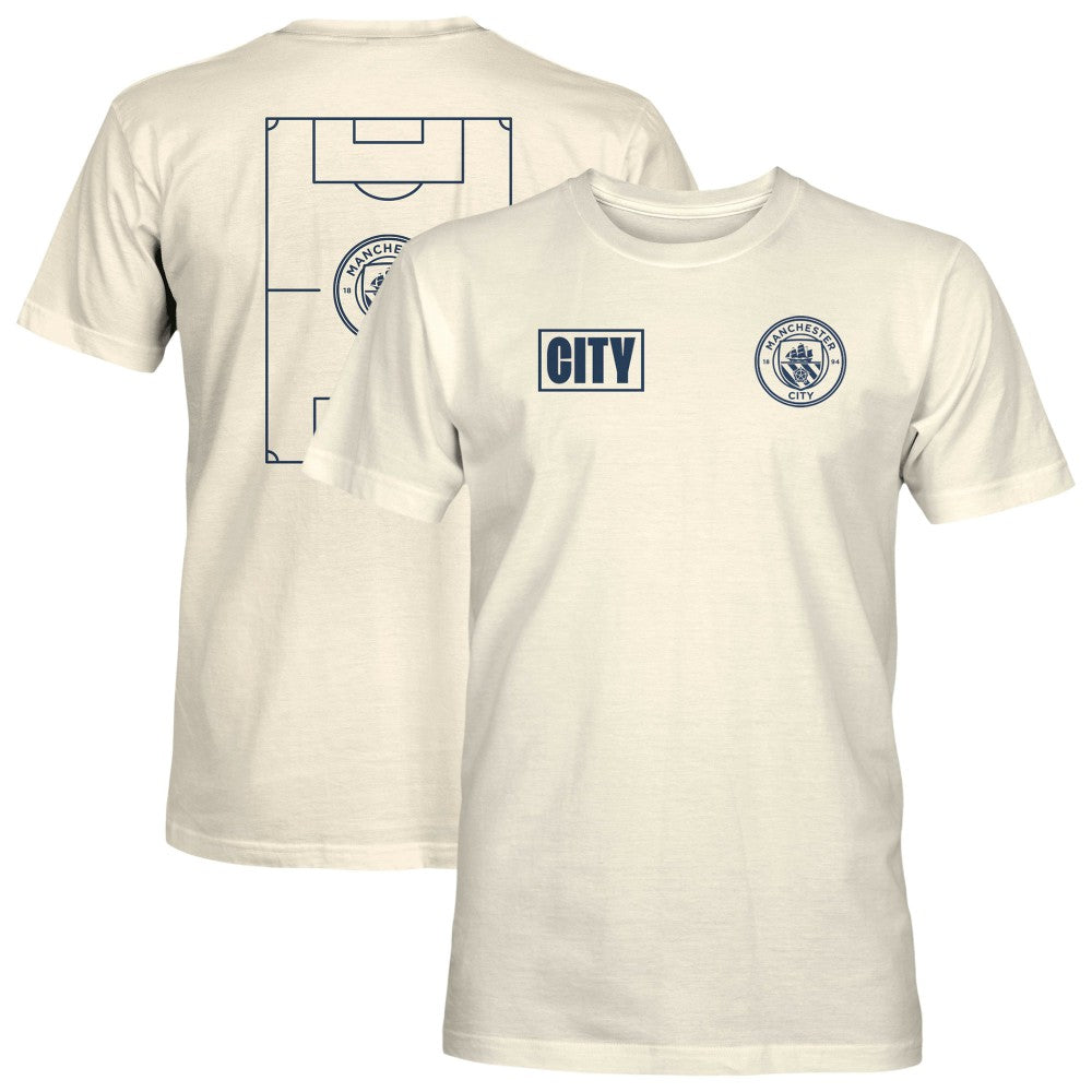 Manchester City 1863FC Own the Pitch Heavyweight T-Shirt Cream - FIFA World CUP