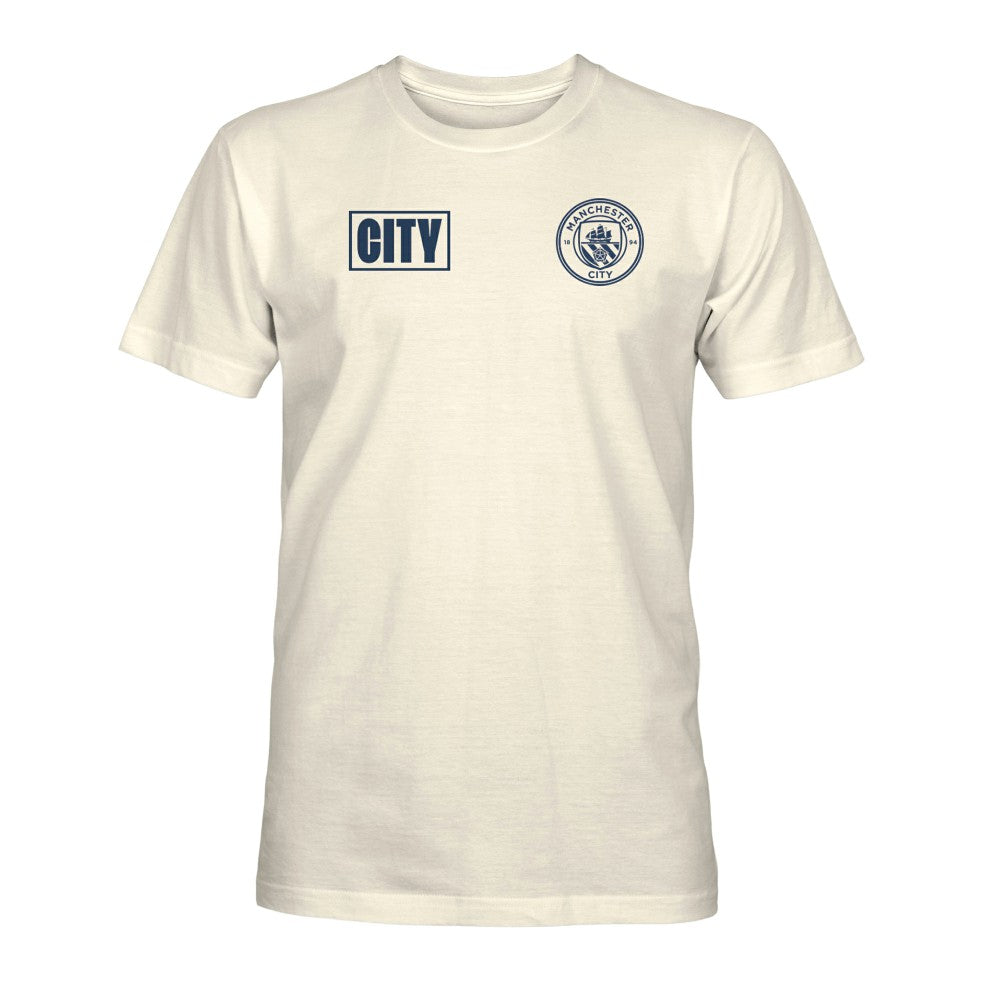 Manchester City 1863FC Own the Pitch Heavyweight T-Shirt Cream - FIFA World CUP
