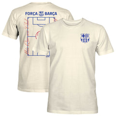 Barcelona 1863FC Own the Pitch Heavyweight T-Shirt Cream - FIFA World CUP