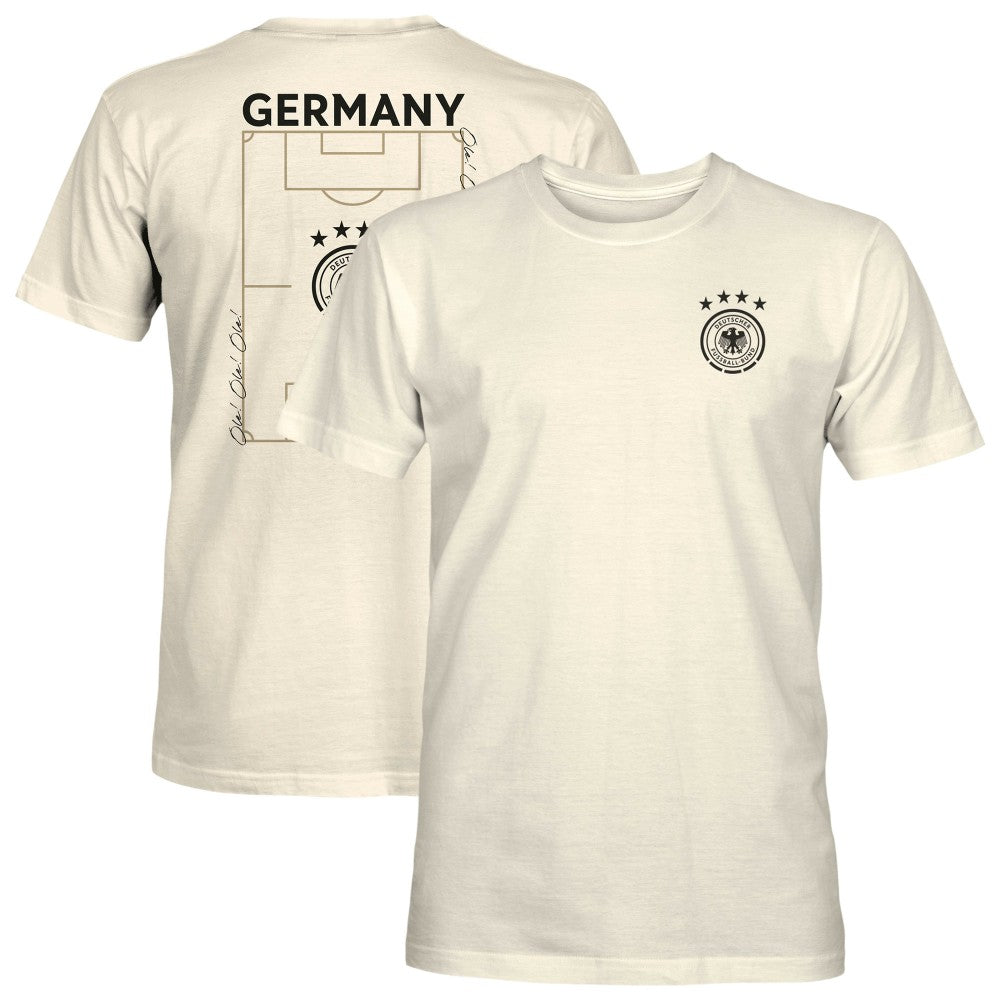 Germany National Team 1863FC Own the Pitch Heavyweight T-Shirt Cream - FIFA World CUP